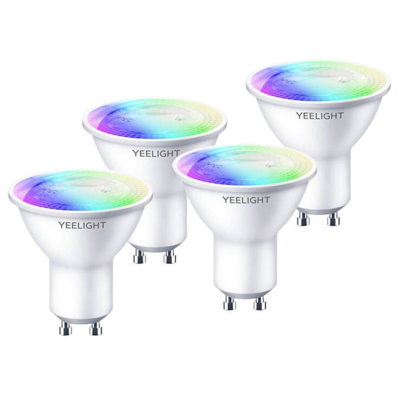 4x Yeelight GU10 Smart Bulb W1 LED Multicolor RGB - Lâmpada Inteligente - Item