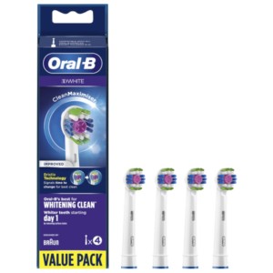 4 x cabeça de escova sobressalente Braun Oral-B 3D 80339410