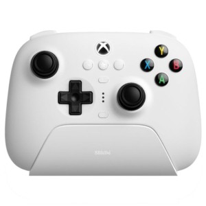 Gamepad 8BitDo Ultimate 3 Bluetooth/2.4G/Cable con adaptador + base de carga Blanco - Mando Para Xbox/Smartphone/PC