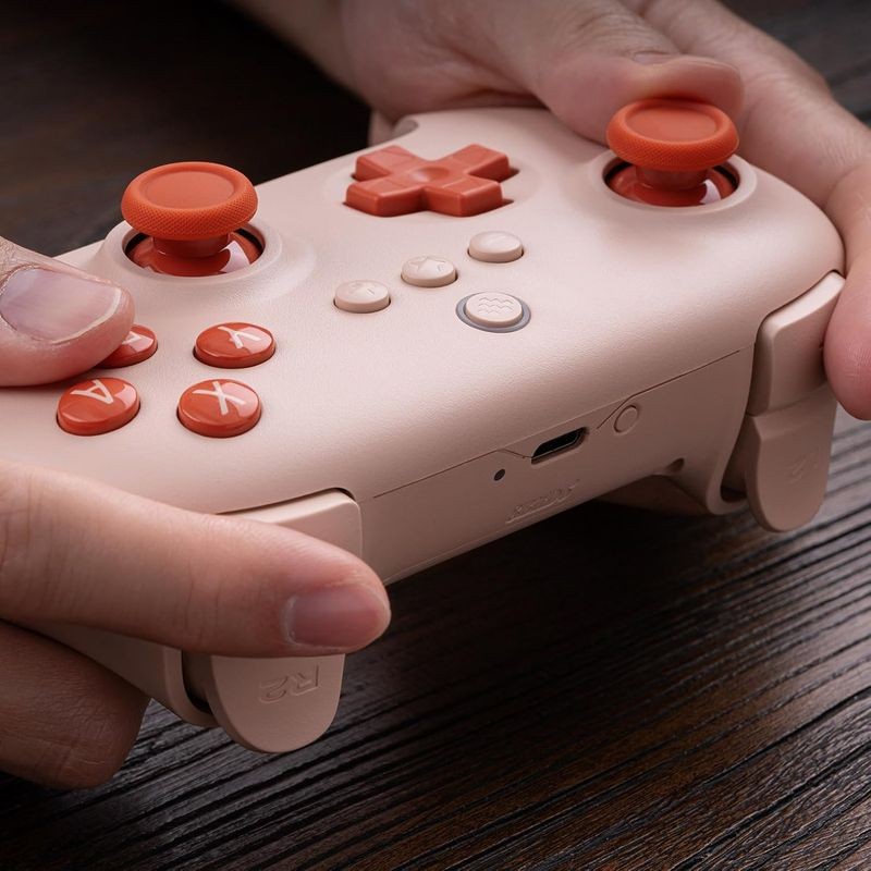 Gamepad 8BitDo Ultimate C Bluetooth Naranja - Mando Pro Compatible con Nintendo Switch - Ítem5