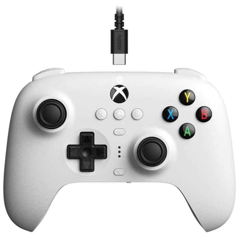 Gamepad 8BitDo Ultimate Wired Branco - Controlador compatível com Xbox e PC - Item