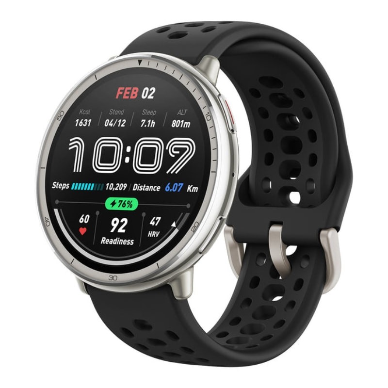 Amazfit Active 2 Bracelet silicone Noir - Montre intelligente avec GPS - Ítem