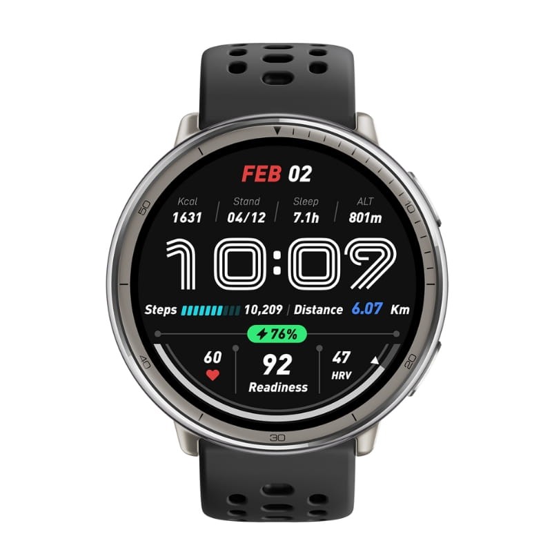 Amazfit Active 2 Bracelet silicone Noir - Montre intelligente avec GPS - Ítem7