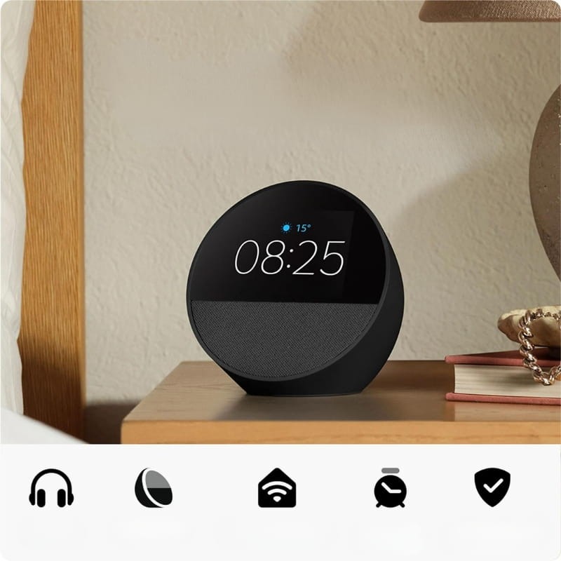 Amazon Echo Spot (2024) Negro - Asistente Smart Home - Ítem3