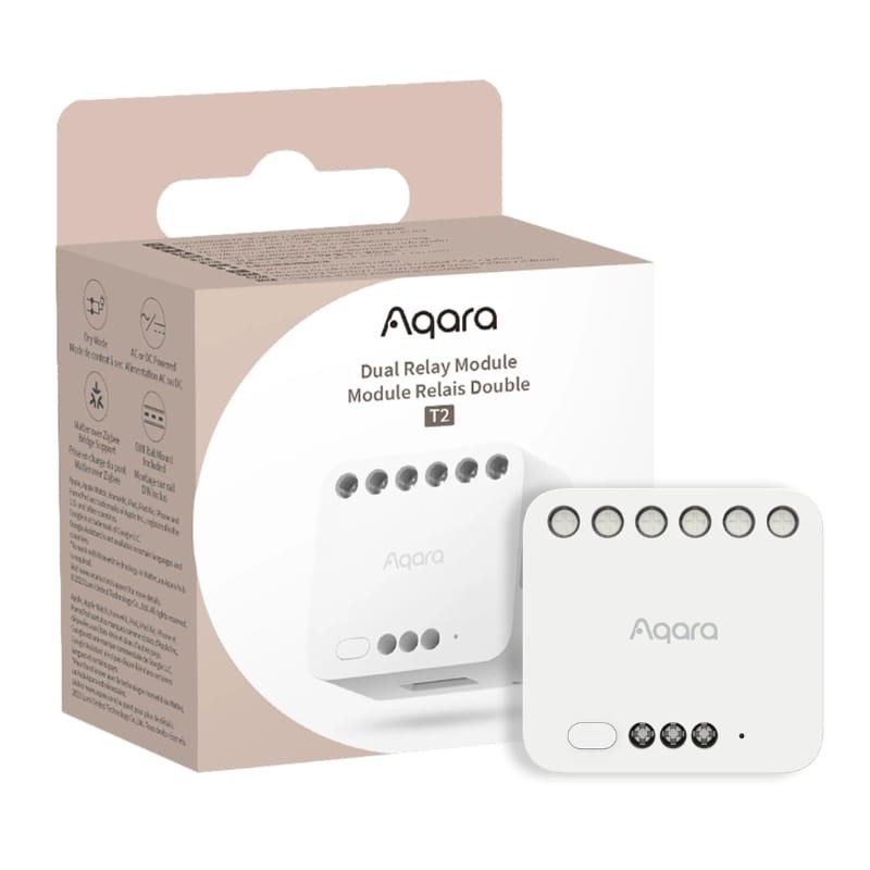 Aqara Dual Relay Module T2 Blanco - Relé Inteligente Doble - Ítem3