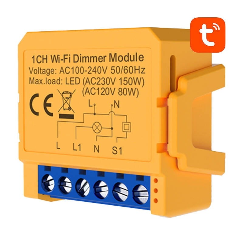 Avatto DMS16-2 Naranja - Switch Inteligente WiFi - Ítem1