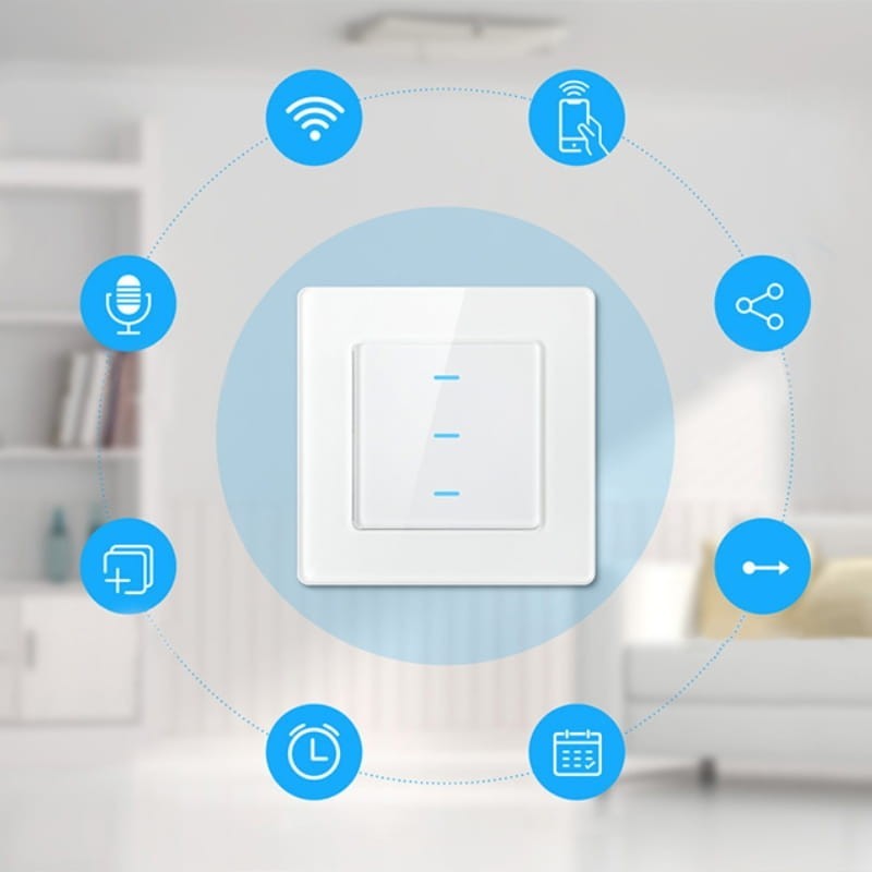 Avatto N-TS10-B2 2 Botones WiFi Negro - Interruptor Táctil Inteligente - Ítem2