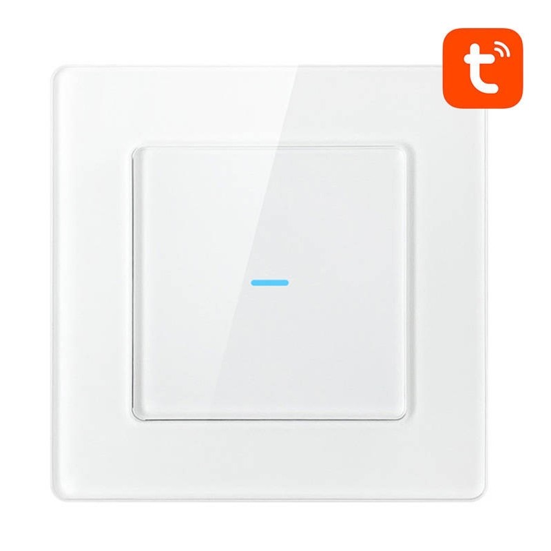 Avatto N-TS10-W1 1 Botón WiFi Blanco - Interruptor Táctil Inteligente - Ítem