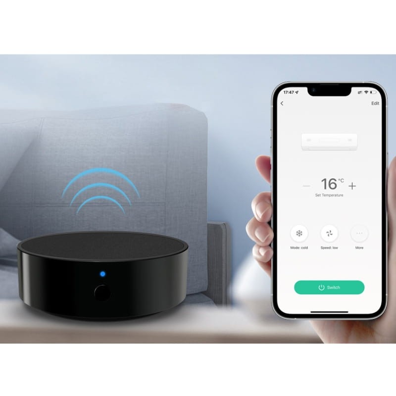 Avatto S16 Pro WiFi Google Home / Alexa Noir - Centre de contrôle IR - Ítem4