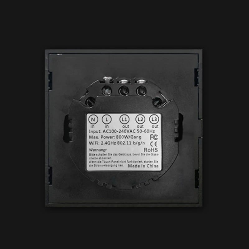 Avatto TS02-EU-B2 2 Botones WiFi Negro - Interruptor Táctil Inteligente - Ítem4