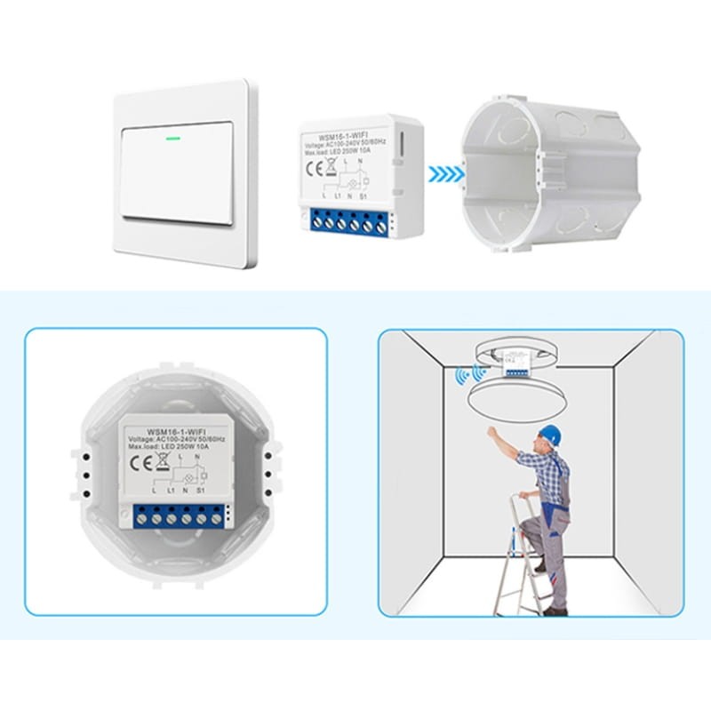 Avatto WSM16-W1 Blanco - Switch Inteligente WiFi - Ítem4