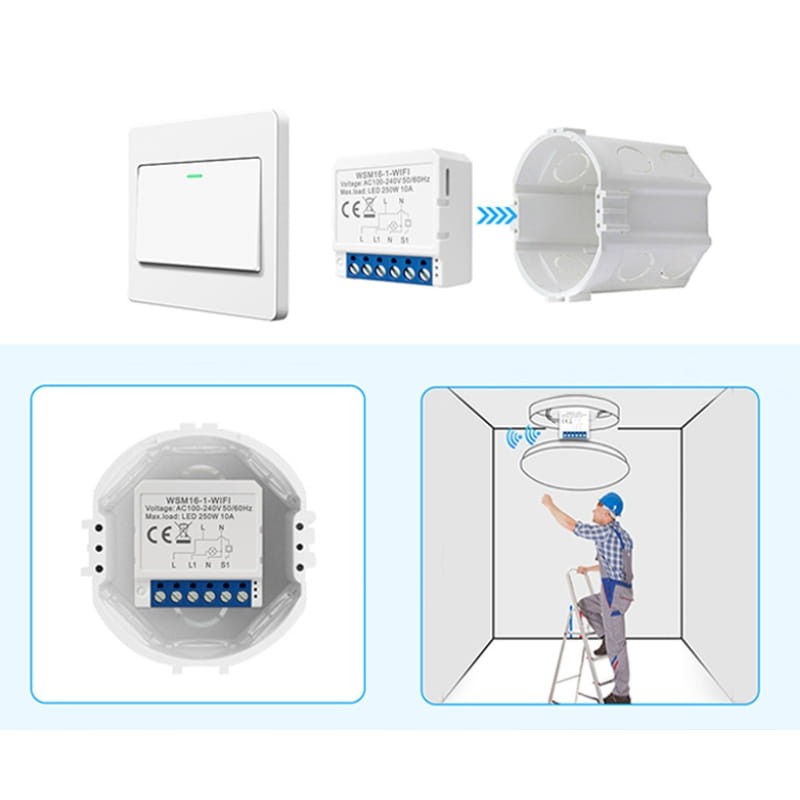 Avatto WSM16-W2 Blanco - Switch Inteligente WiFi - Ítem4