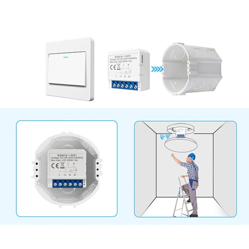 Avatto WSM16-W3 Blanco - Switch Inteligente WiFi - Ítem4