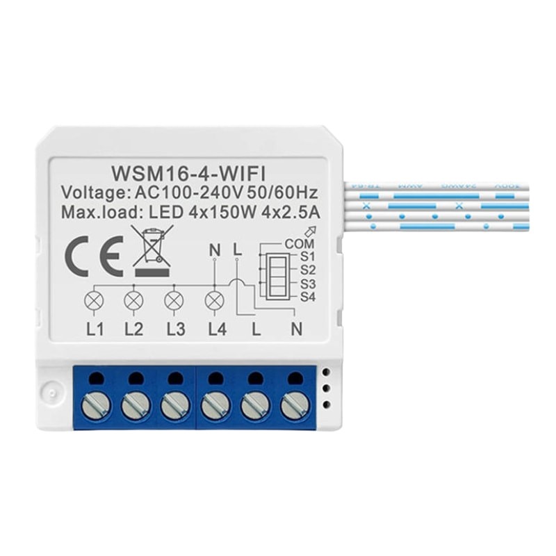 Avatto WSM16-W4 Branco - Interruptor Inteligente WiFi - Item