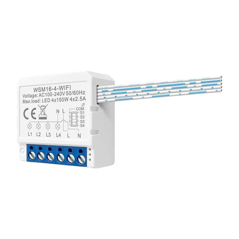 Avatto WSM16-W4 Branco - Interruptor Inteligente WiFi - Item1