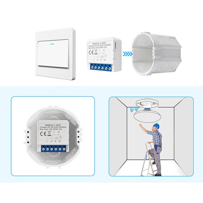 Avatto WSM16-W4 Branco - Interruptor Inteligente WiFi - Item3