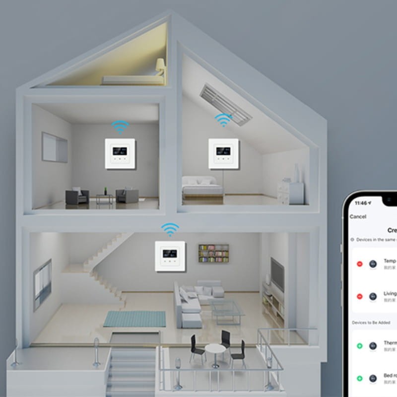 Avatto WT200-16A-W WiFi Blanco - Termostato Inteligente - Ítem5