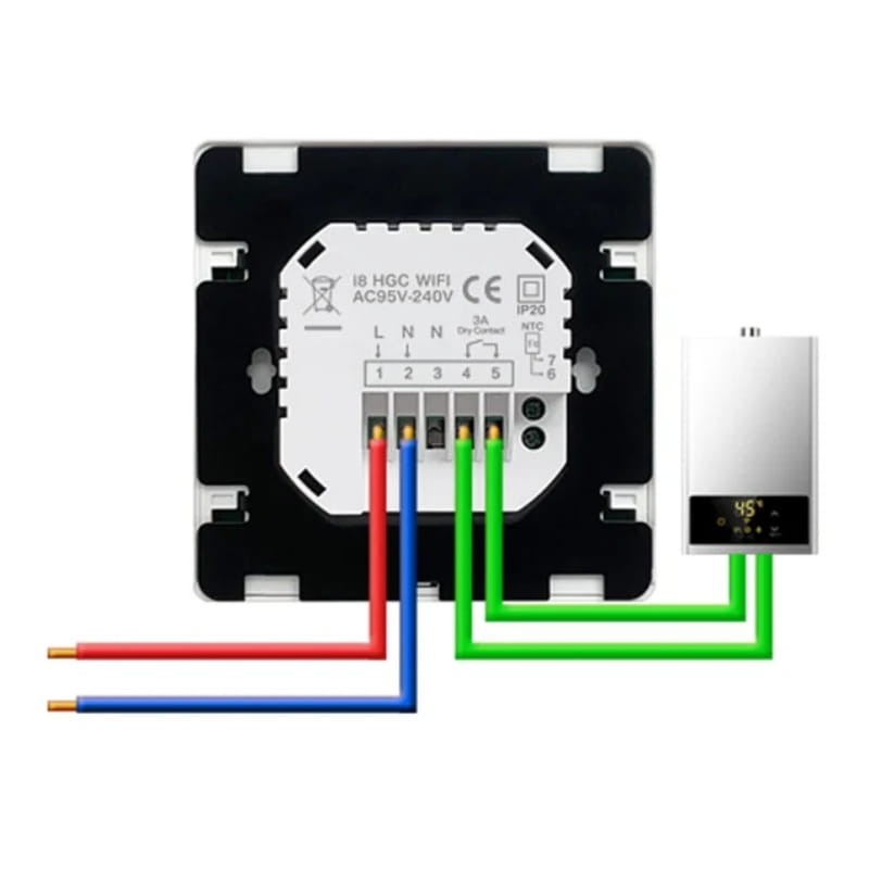 Avatto WT50-BH-3A WiFi Gris - Termostato Inteligente - Ítem3