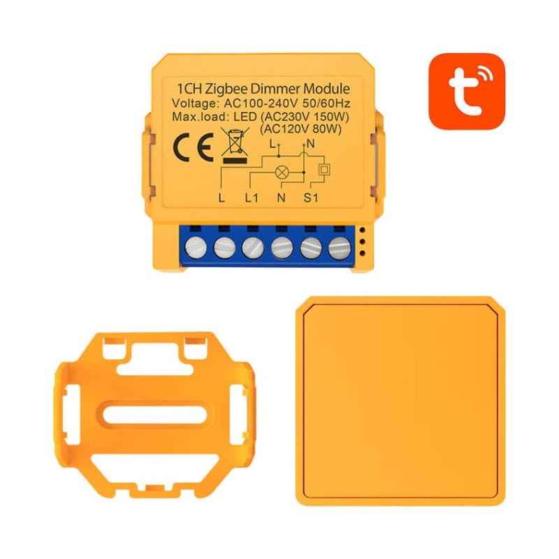 Avatto ZDMS16-1 Naranja - Switch Inteligente ZigBee - Ítem1