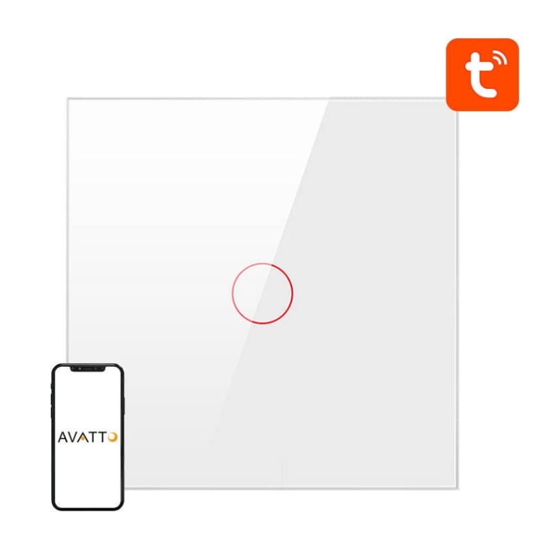 Avatto ZTS02-EU-W1 1 Botón ZigBee Blanco - Interruptor Táctil Inteligente - Ítem2