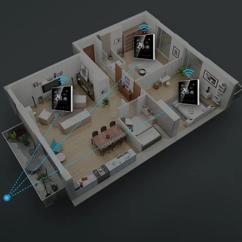 Avatto ZWT100-BH-3A ZigBee Blanco - Termostato Inteligente - Ítem5