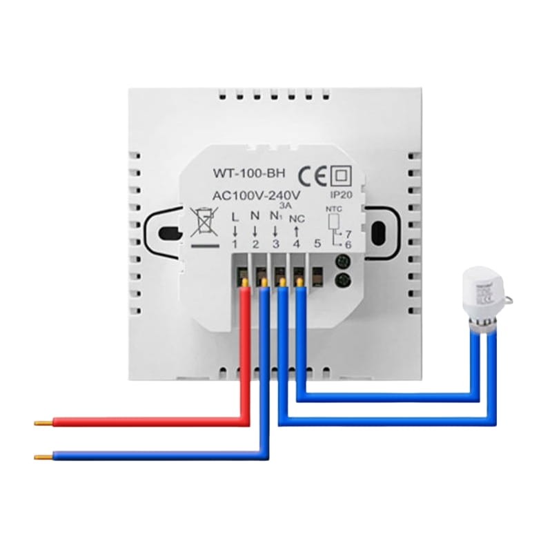 Avatto ZWT100-WH-3A ZigBee Blanco - Termostato Inteligente - Ítem2