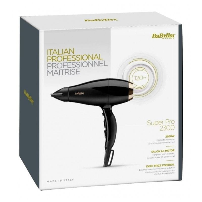 BaByliss Super Pro 2300 2300W Preto/Dourado - Secador de Cabelo - Item4