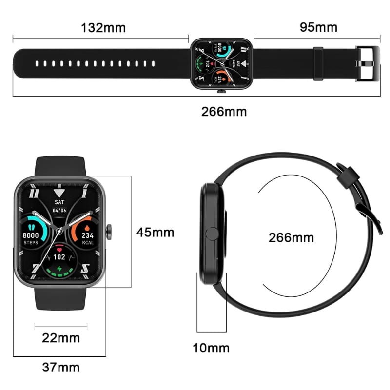 Blackview W20 Preto - Relógio inteligente - Item4