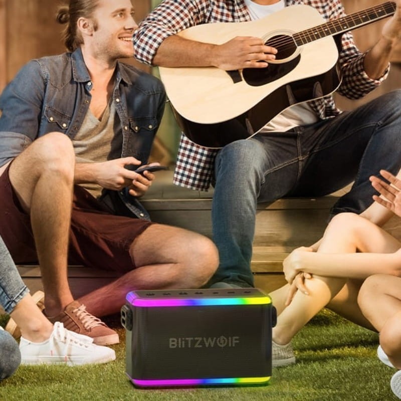 BlitzWolf BW-WA6 RGB 80W Preto - Altifalante Bluetooth - Item4