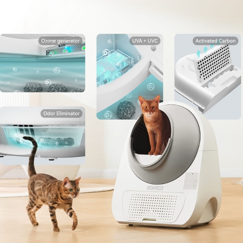 Catlink AI Scooper Pro Ultra com transmissão de câmara 5G e esterilização UV - Item7