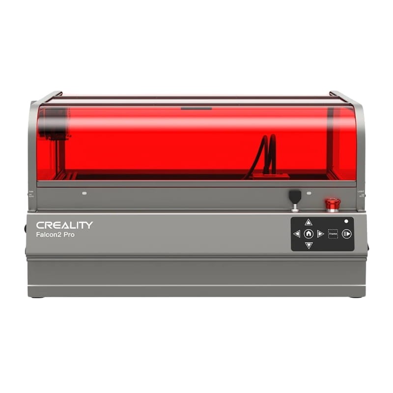 Grabador Láser Creality Falcon2 Pro 22W Máquina de Corte y Grabado con cámara integrada, soporte de aire, cubierta visible, control de fuego flujo de aire lente, 400 x 415 mm - Ítem2