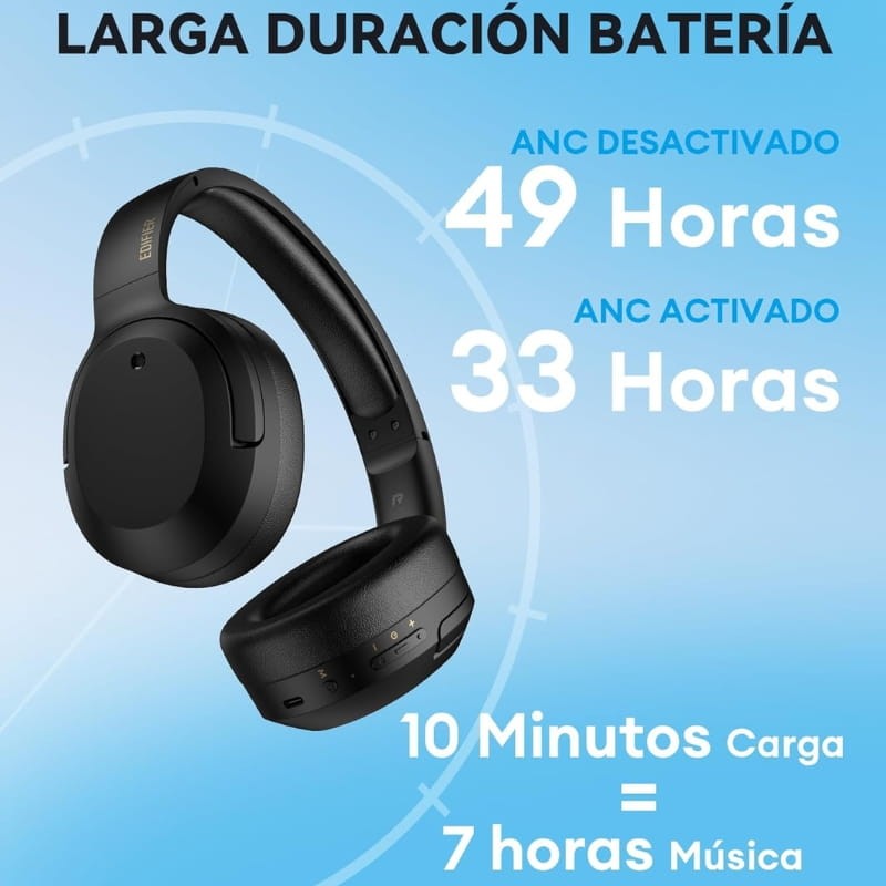 Edifier W820NB Plus ANC Noir - Casque Bluetooth - Ítem4