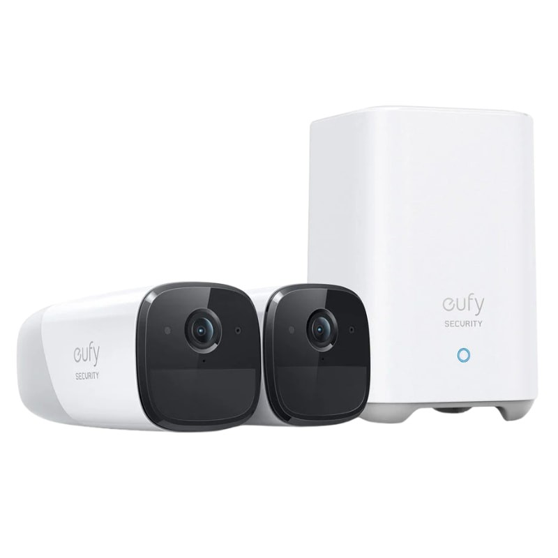 Eufy Security S221 (eufyCam 2 Pro) 2K IP67 WiFi Branco - Kit de 2 Câmaras de Segurança para Exterior - Item