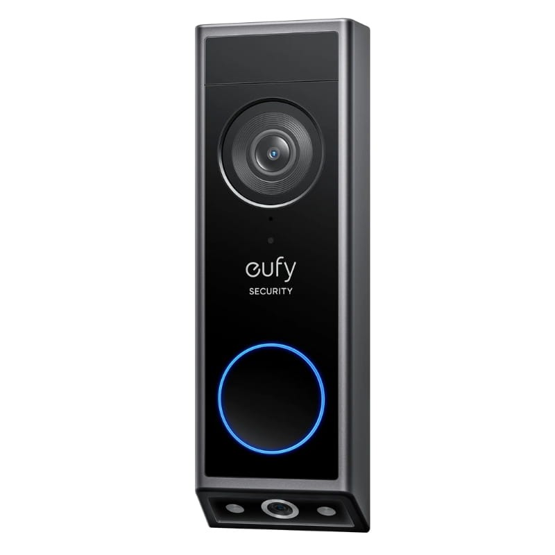 Eufy Security Video Doorbell E340 2K Negro - Cámara de Seguridad Exterior - Ítem1