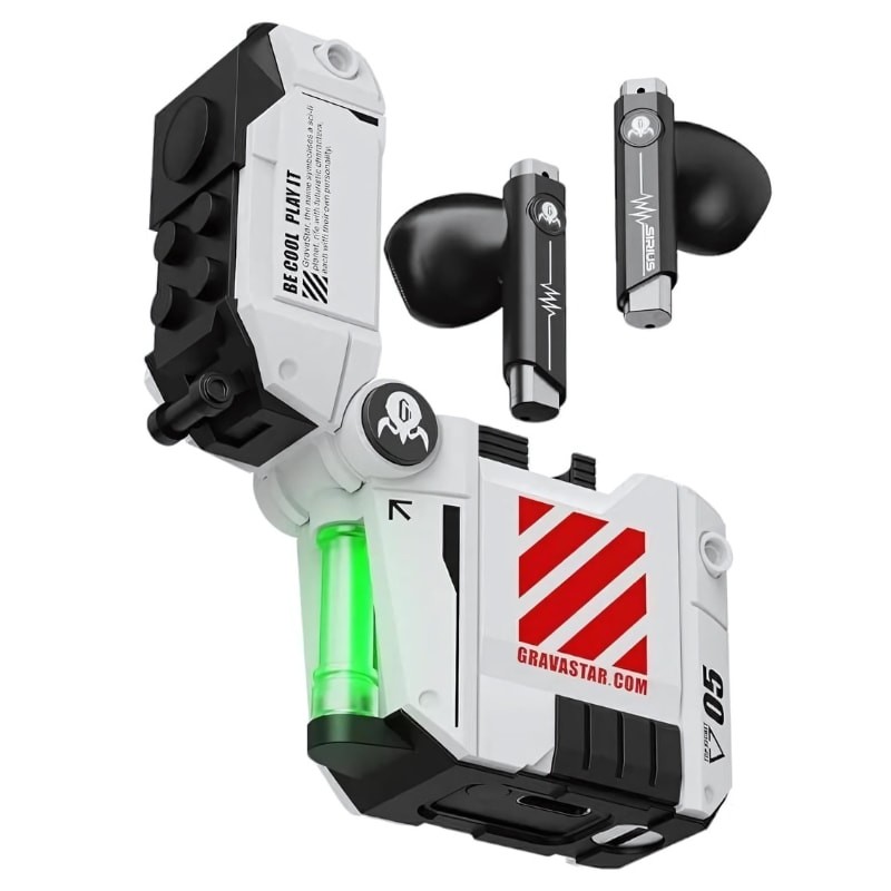 GravaStar Sirius P5 Defense Mecha V2 TWS Blanc - Écouteurs Bluetooth - Ítem