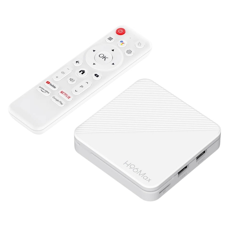 H96 Max H313 4K 2GB/16GB Android 14 Branco - Android TV - Item