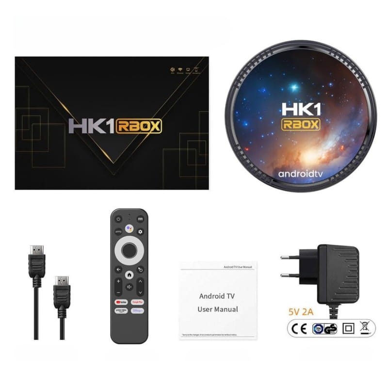 HK1 Rbox W2T S905W2 2GB/16GB Android 11 Negro - Android TV - Ítem5