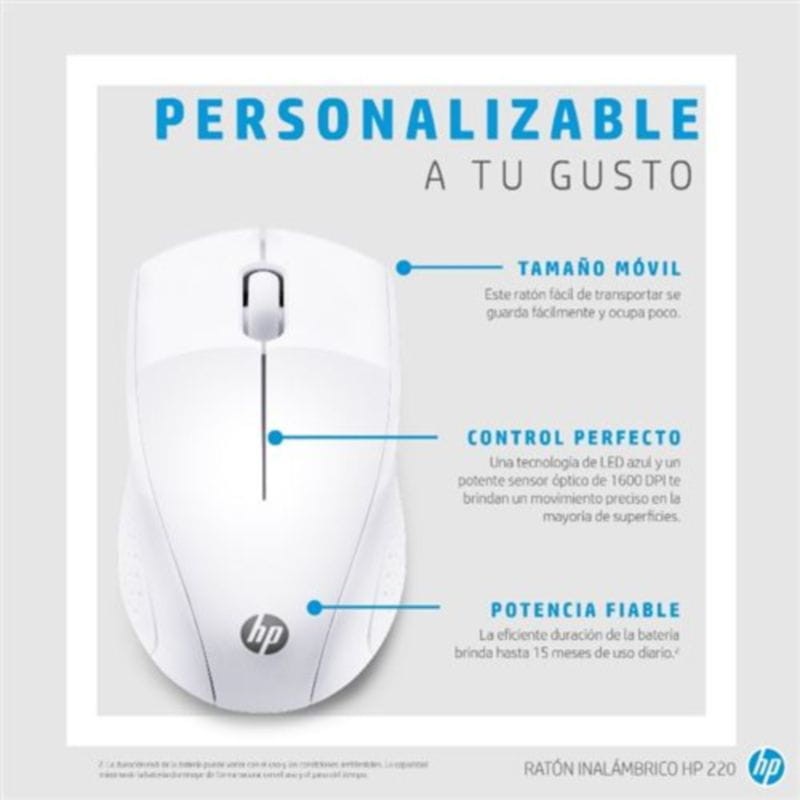 HP 220 Blanco Nieve - Ratón inalámbrico - Ítem4