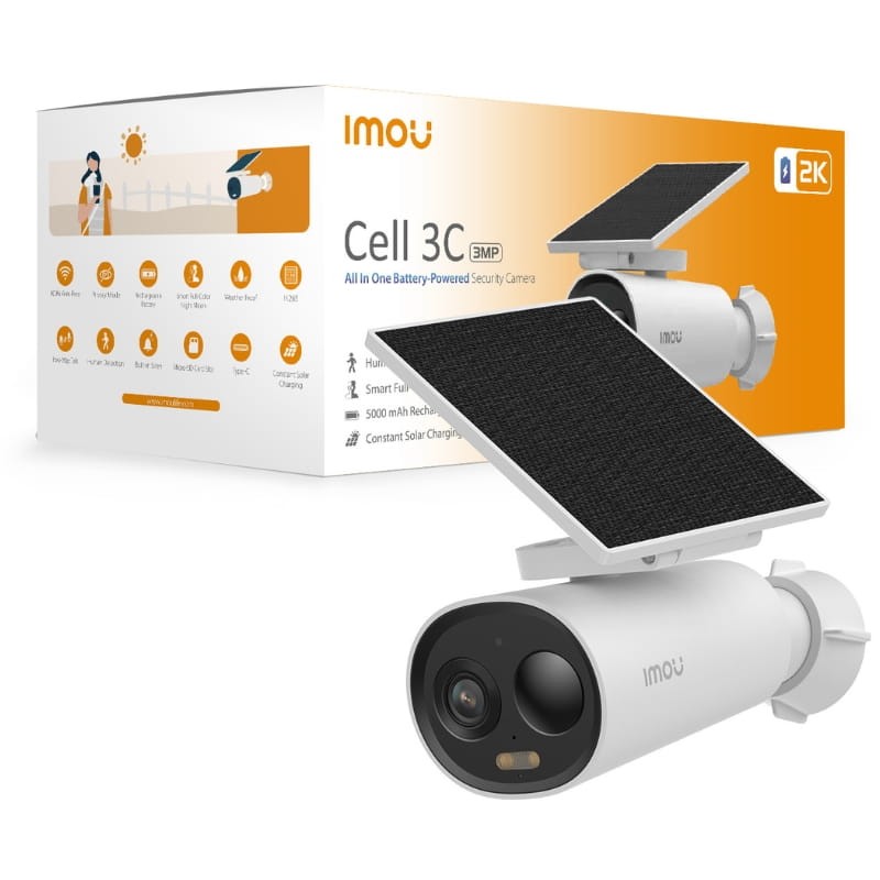 Imou Cell 3C All in One 3MP 2K QHD IP66 Blanco - Cámara de seguridad IP - Ítem6