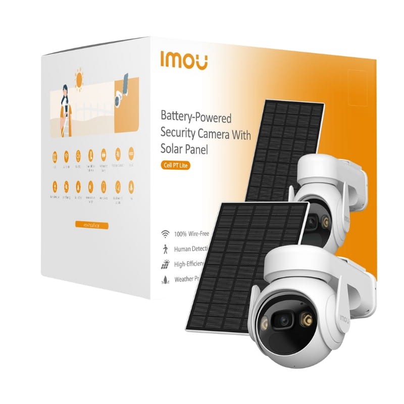 Imou Cell PT Solar Kit 3MP IP66 Blanco - Cámara de Seguridad Exterior - Ítem7