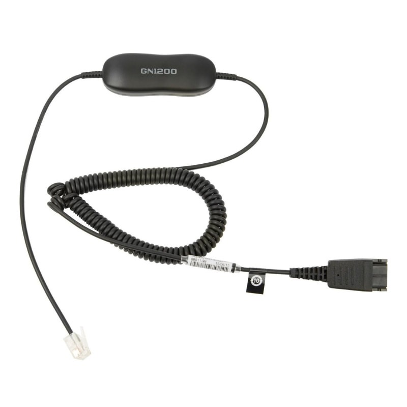 Câble Jabra GN1200 QD/RJ45 version spirale noir - Ítem