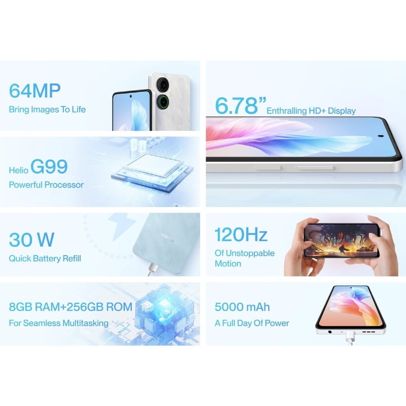 Meizu Note 21 Pro 8GB/256GB Branco - Item3