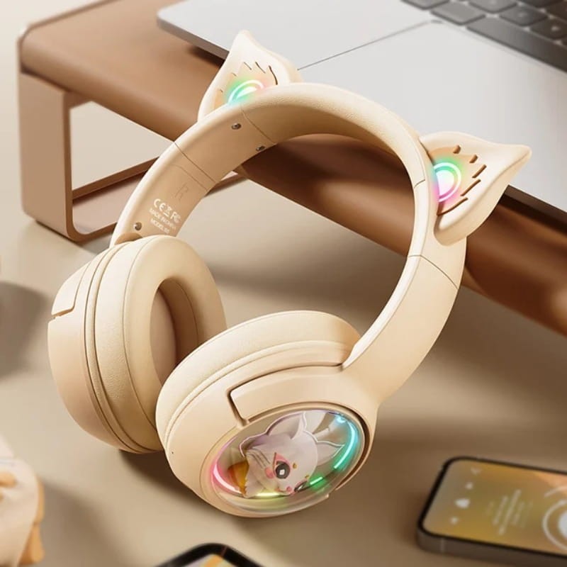 ONIKUMA B5 RGB Beige - Auriculares Gaming - Ítem4