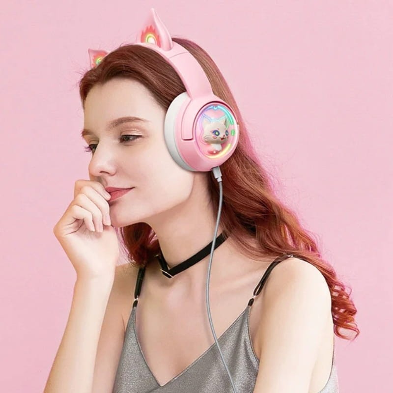 ONIKUMA B5 RGB Rosa - Auriculares Gaming - Ítem4