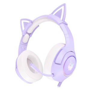 ONIKUMA K9 RGB Roxo - Auscultadores para jogos