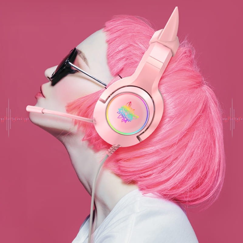 ONIKUMA K9 RVB Rose - Casque de jeu - Ítem6