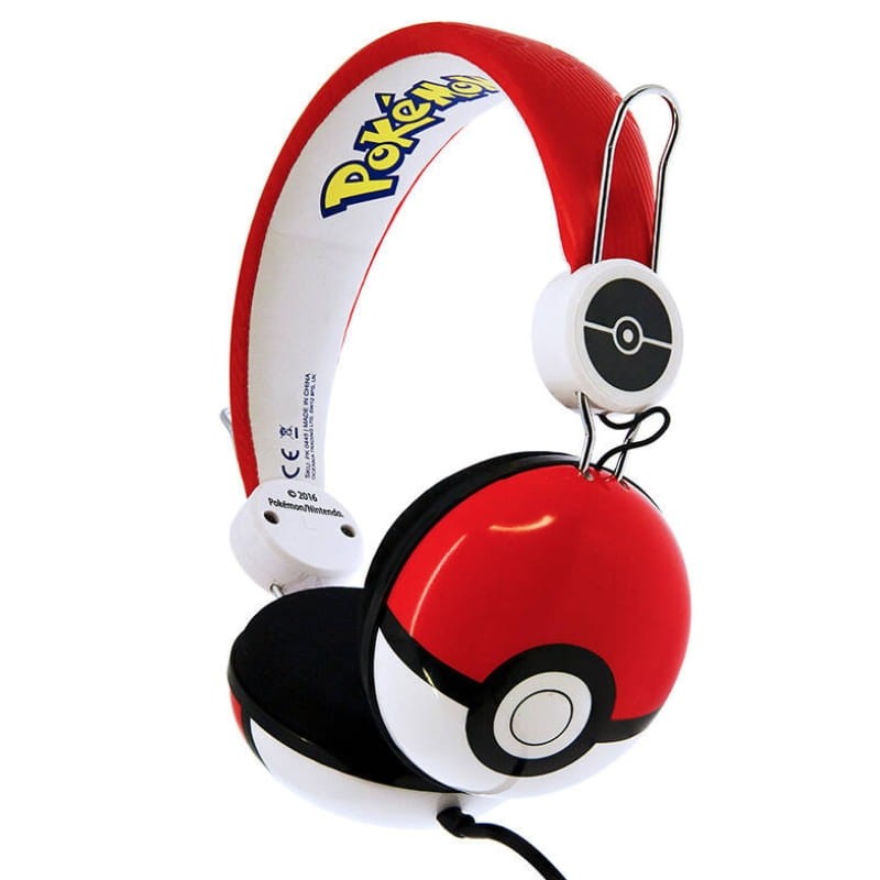 OTL Pokemon Pokeball Dome Rouge - Casque d'écoute pour enfants - Ítem