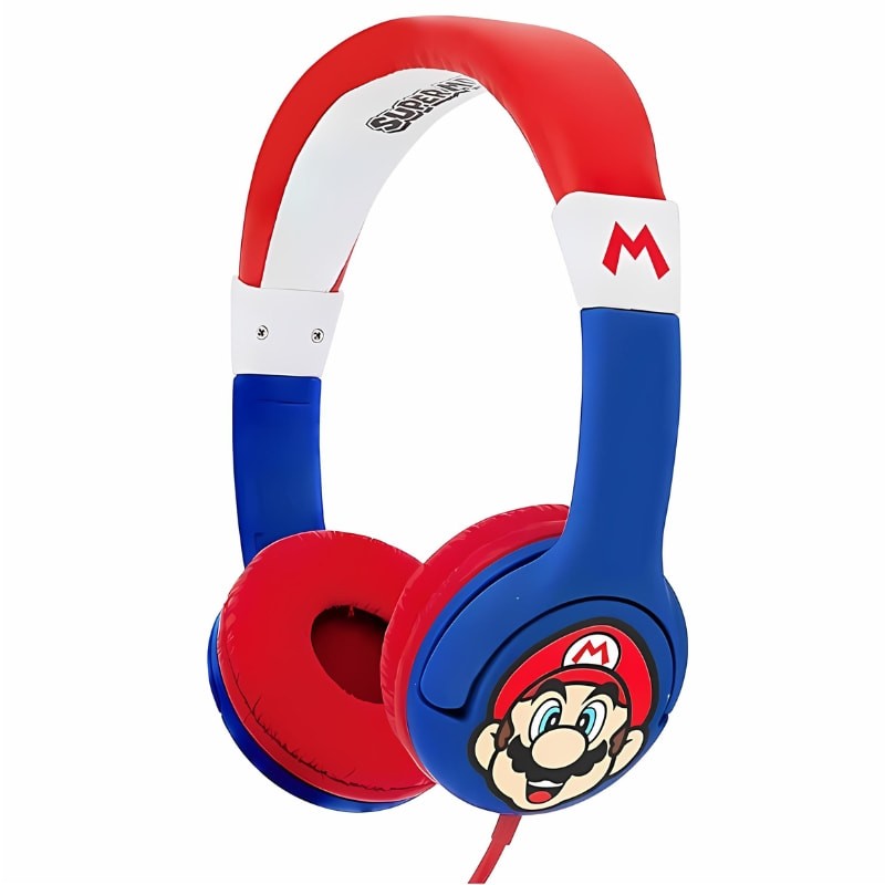 OTL Super Mario Azul/Rojo - Auriculares para niños - Ítem