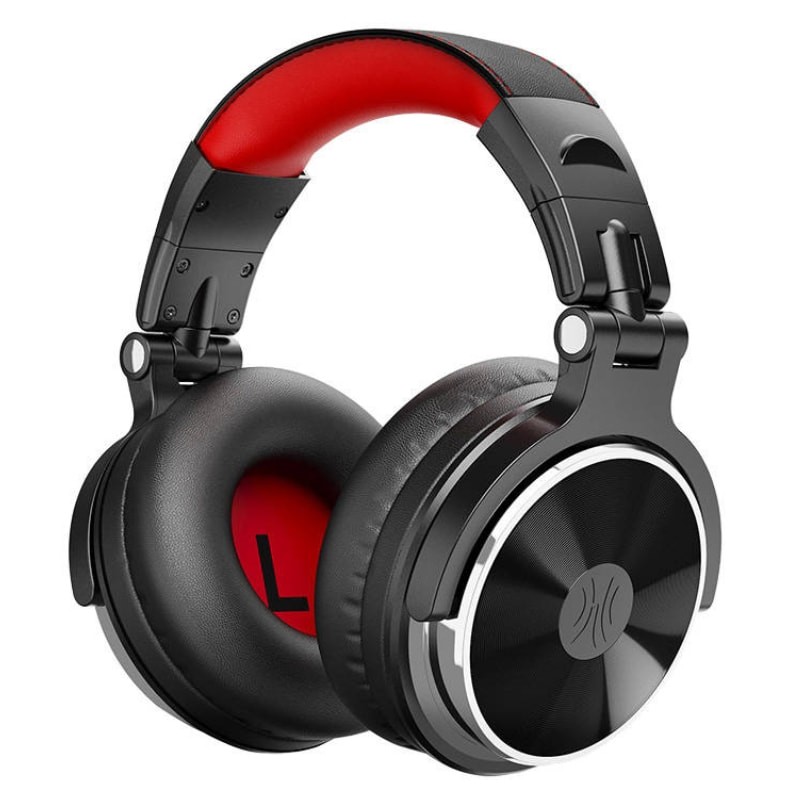 OneOdio Pro10 Negro/Rojo - Auriculares de Diadema - Ítem