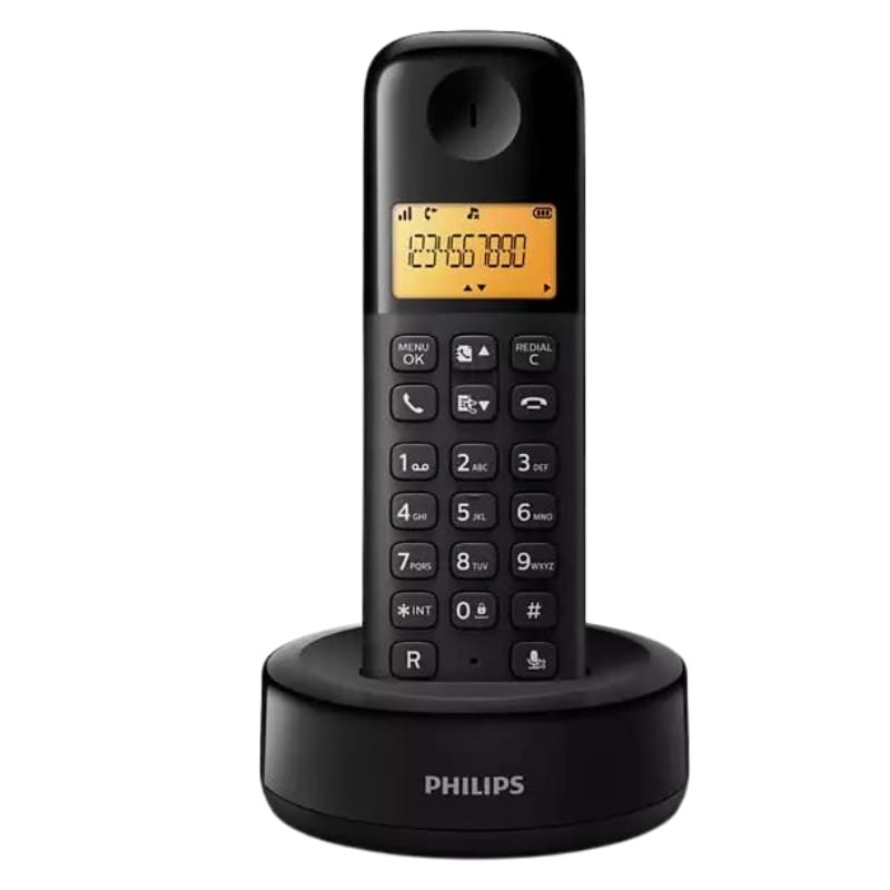 Philips D1601B/34 Preto - Telefone DECT - Item